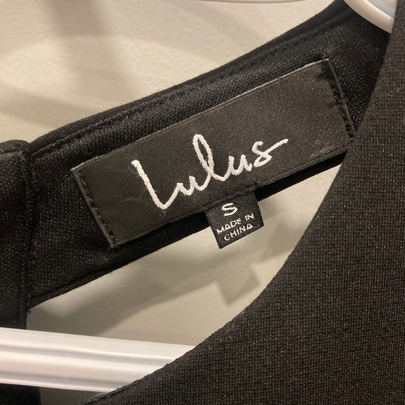 Lulus - Cutout and About Black Skater Dress - Picture 3 of 5